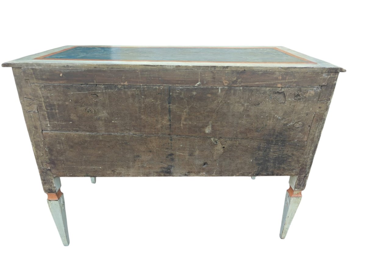 Neoclassical Lacquered Chest Of Drawers-photo-3