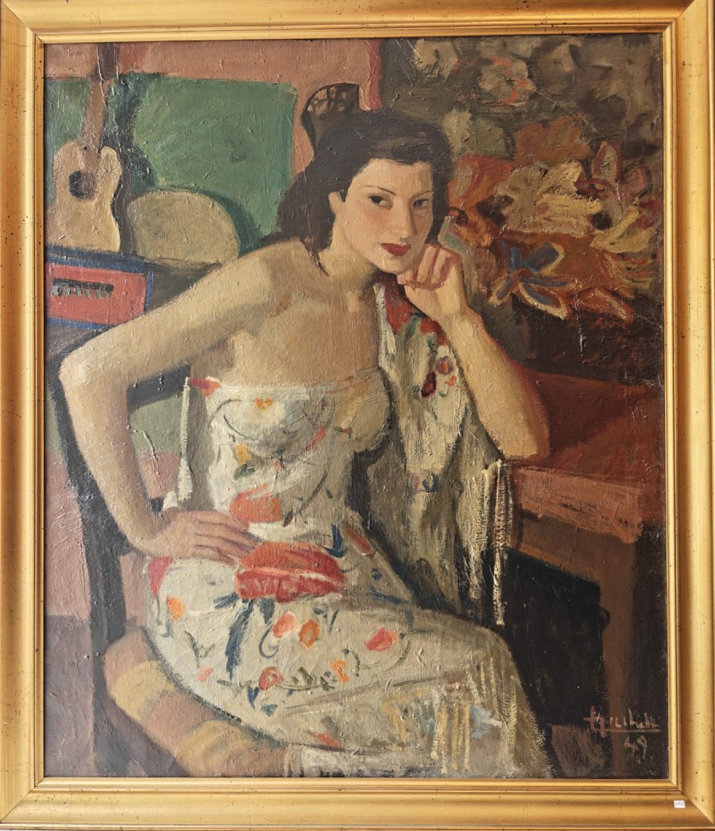 Figure de femme - Luciano Ricchetti 1949-photo-2
