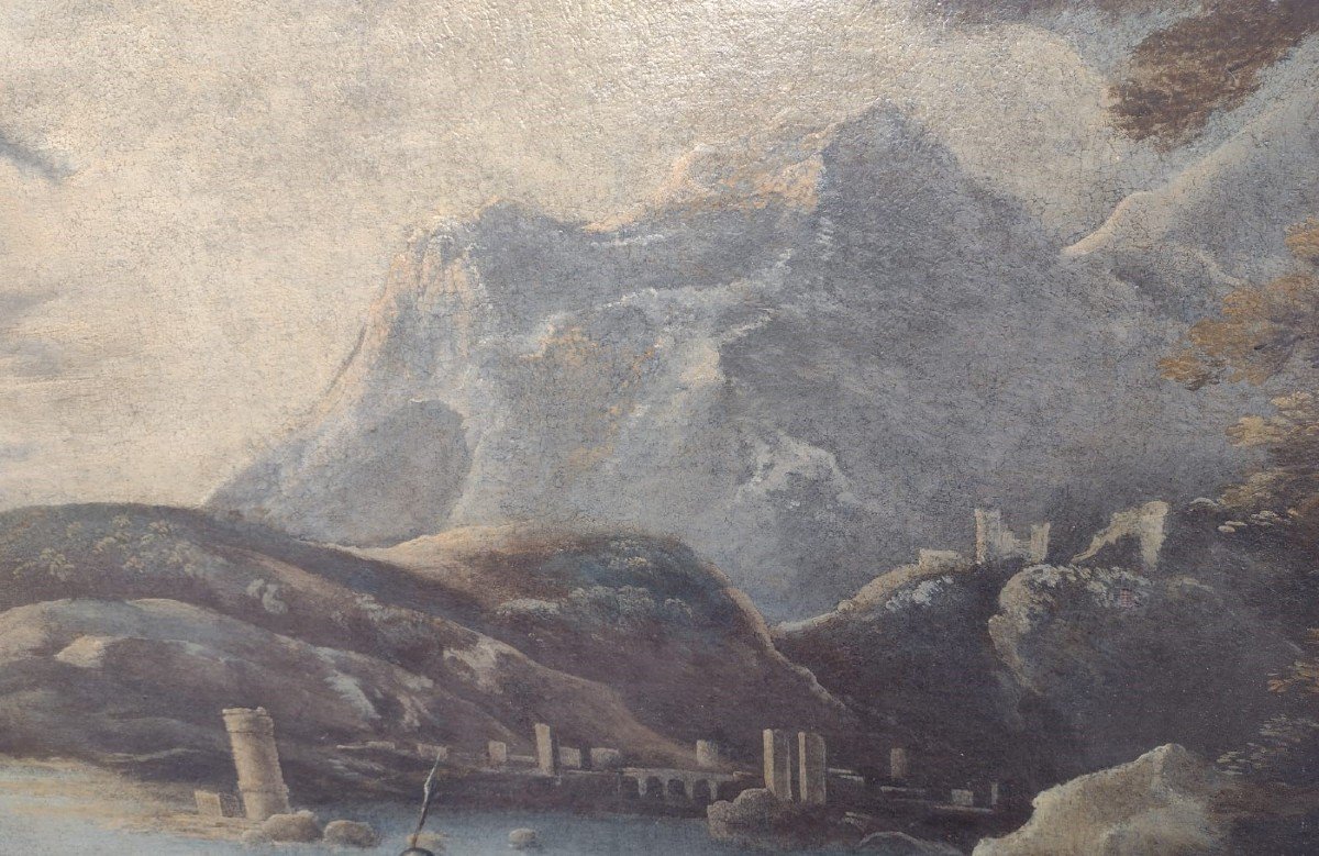 Paysage, école De Salvator Rosa-photo-2