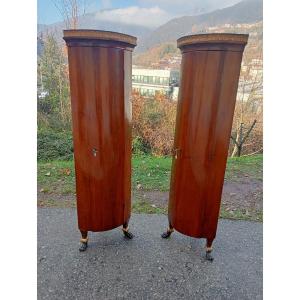 Pair Of Impero Corner Cupboards