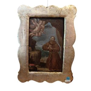 Petit tableau représentant Saint François