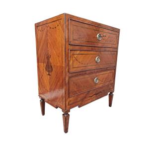 Louis XVI-style Cabinet With Chamfered Corners