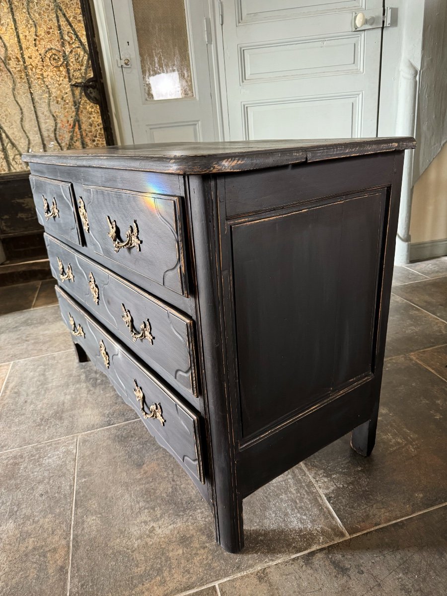 18th Century Chest Of Drawers Called “parisienne” Louis XIV Style -photo-3