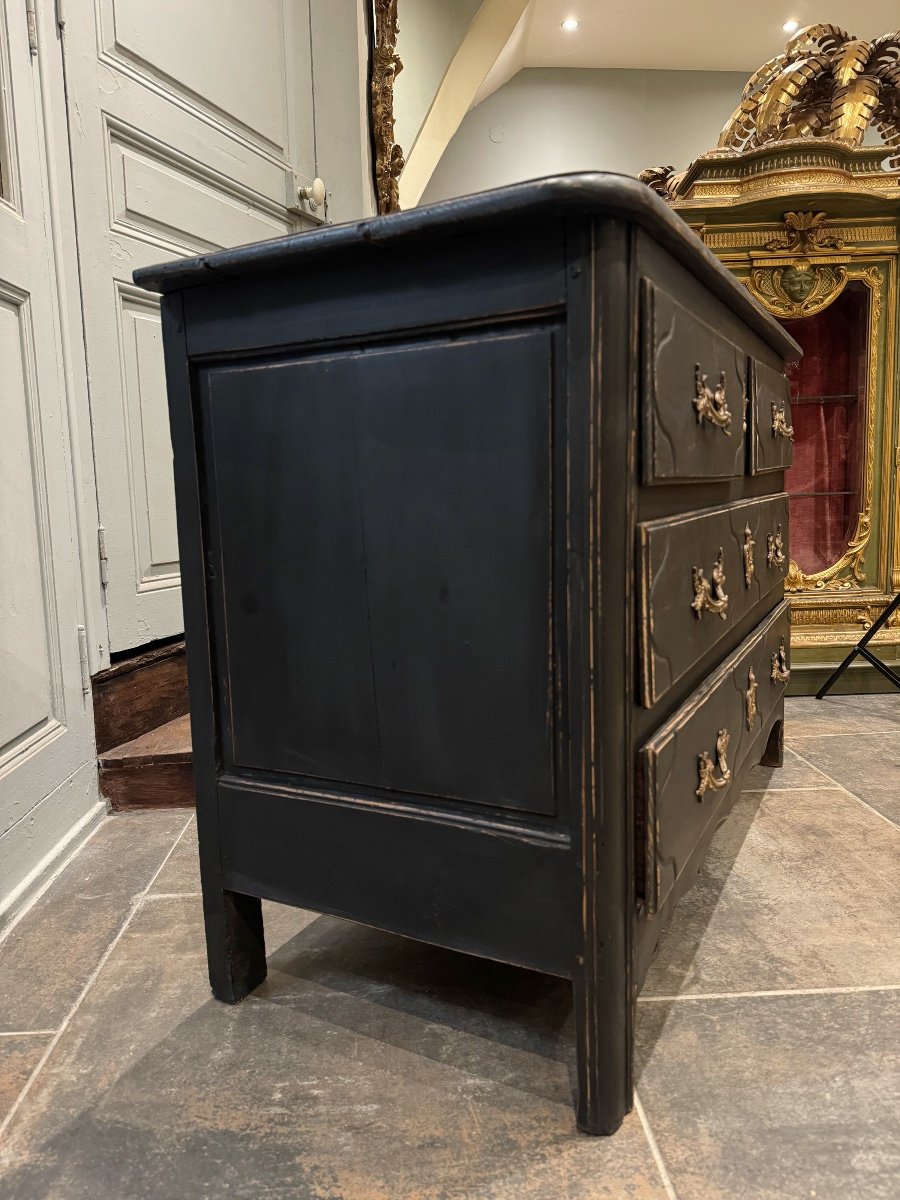 18th Century Chest Of Drawers Called “parisienne” Louis XIV Style -photo-4