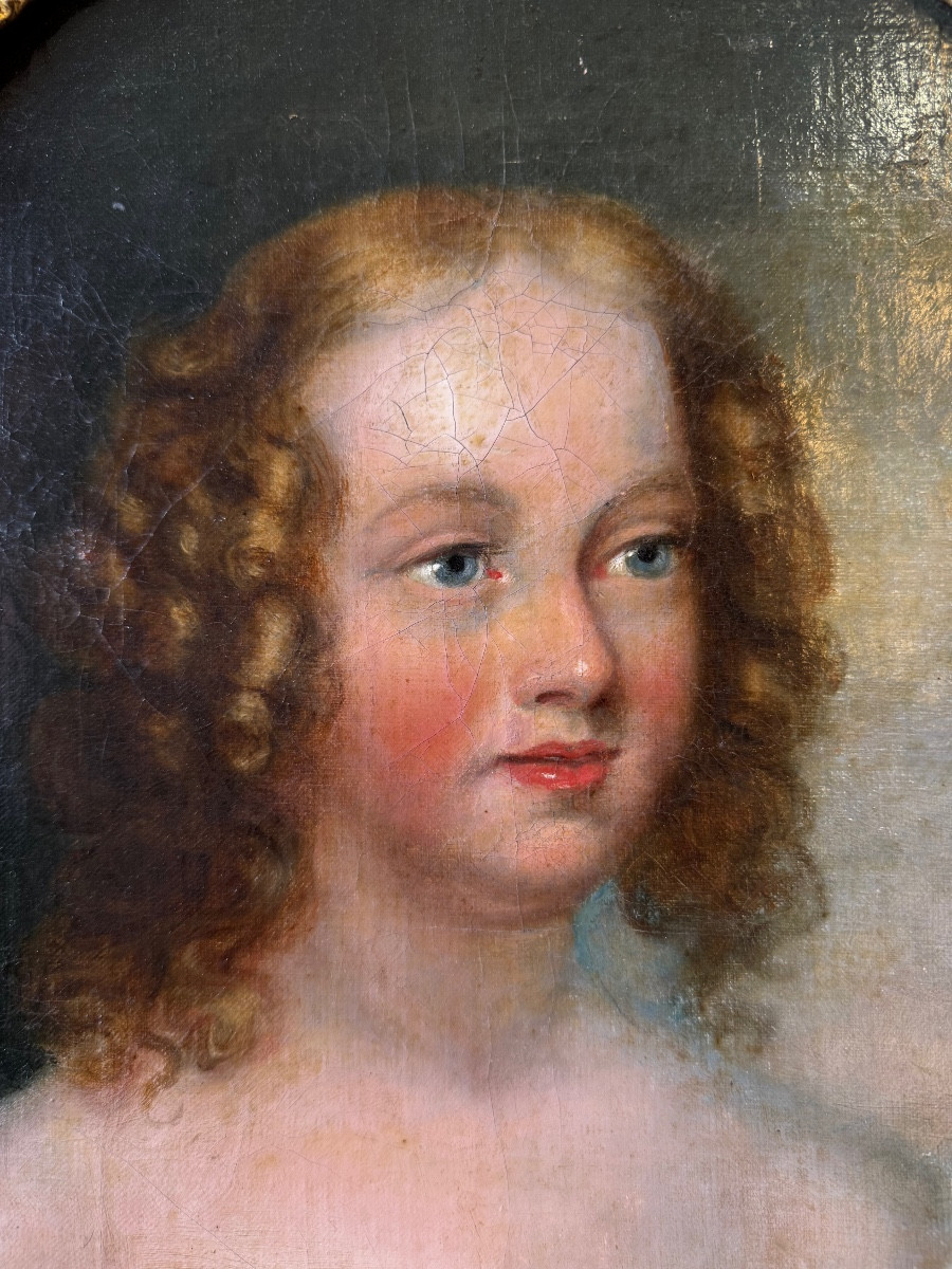 Portrait De Femme D’époque Louis XVI - école Anglaise Du XVIIIe-photo-4