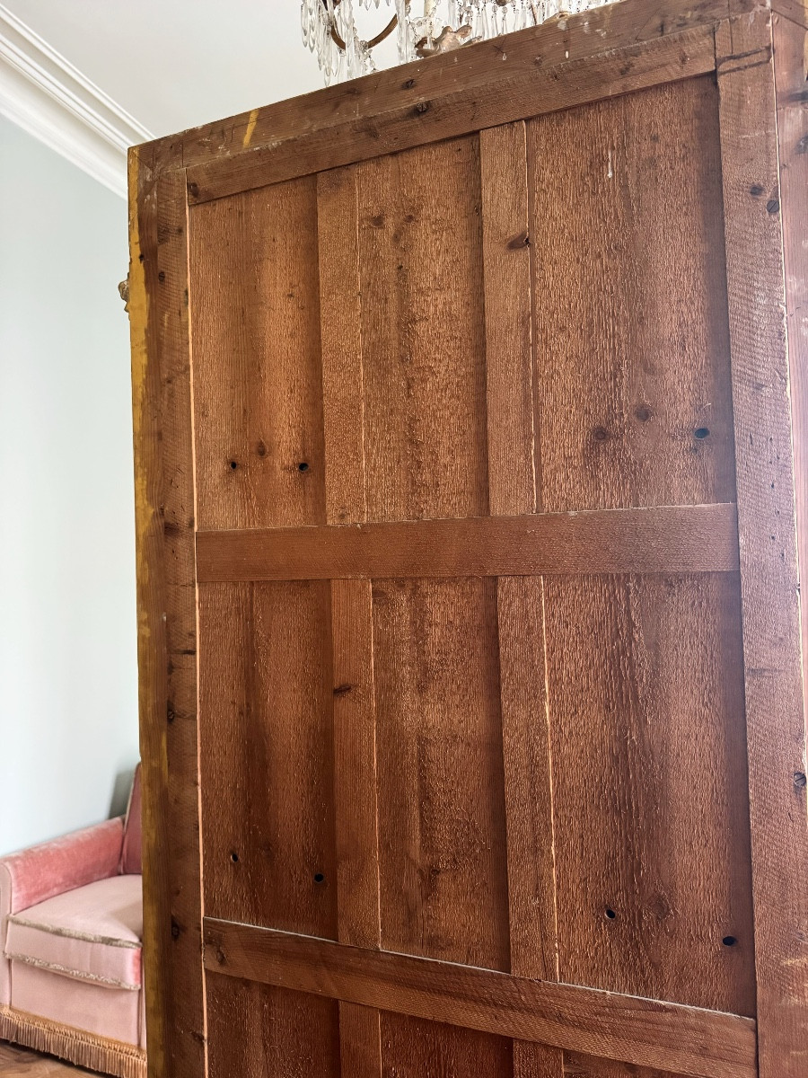 Late 19th Century Giltwood Mirror With Bird Decoration -photo-6