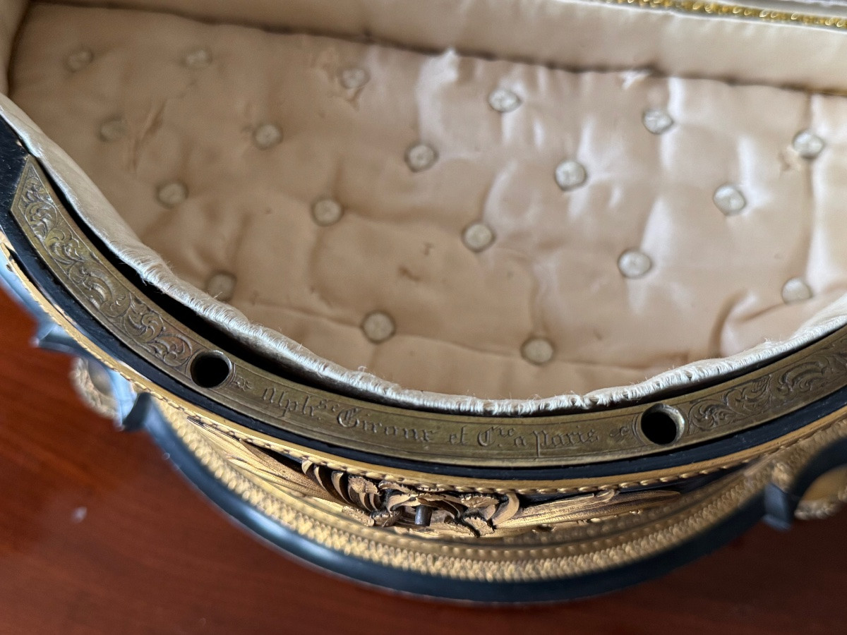 Important 19th Century Box Signed Alphonse Giroux With Hunting Decoration -photo-6