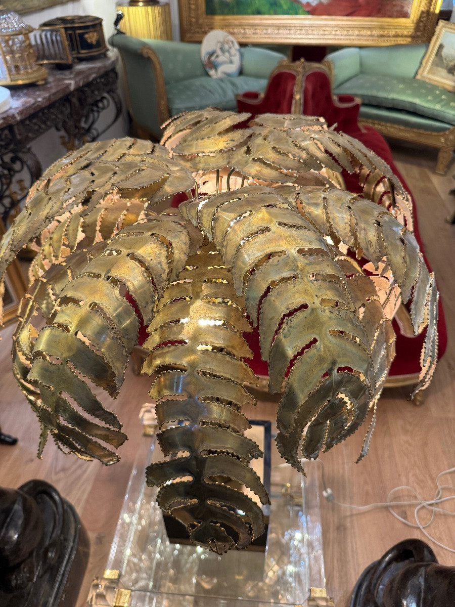 Lampe palmier Christian Techoueyres pour la Maison Jansen -photo-4