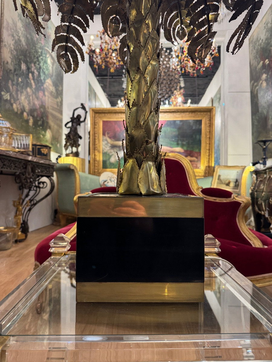 Lampe palmier Christian Techoueyres pour la Maison Jansen -photo-2