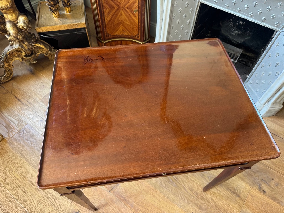 18th-century Mahogany Writing Desk -photo-3