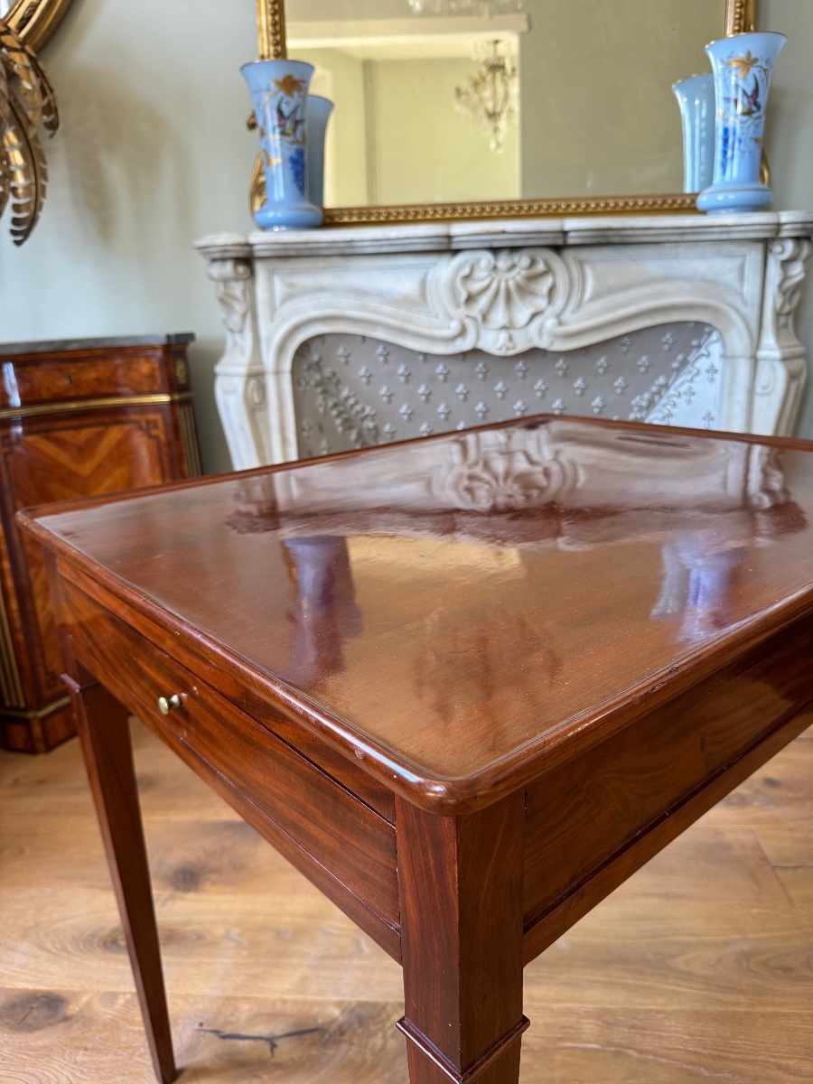 18th-century Mahogany Writing Desk -photo-5