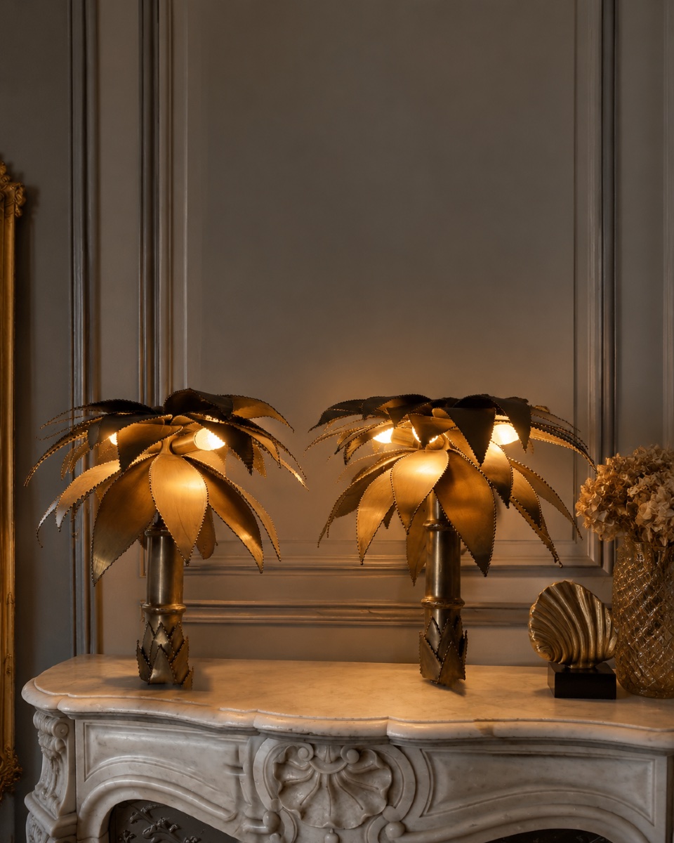 Pair Of Wall Sconces By Jansen From The 1970s—20th Century