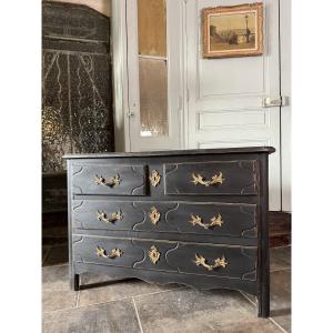 18th Century Chest Of Drawers Called “parisienne” Louis XIV Style 