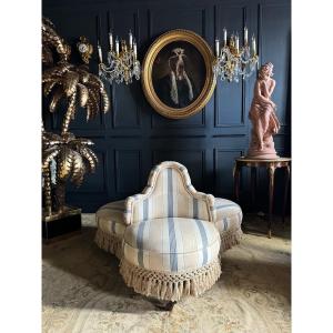 Terminal / Indiscret From Napoleon III Period In Louis XVI Style Padded Fabric