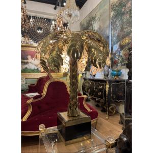 Lampe palmier Christian Techoueyres pour la Maison Jansen 