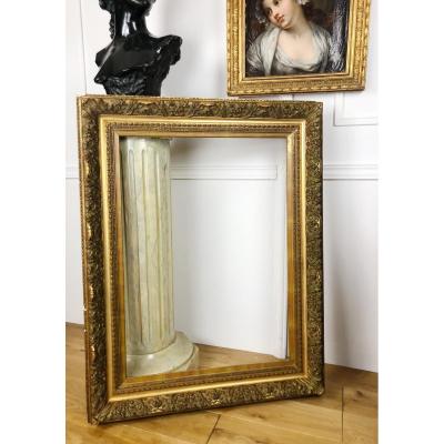 Frame / Framing Nineteenth (large Model) In Wood And Stucco Gilded