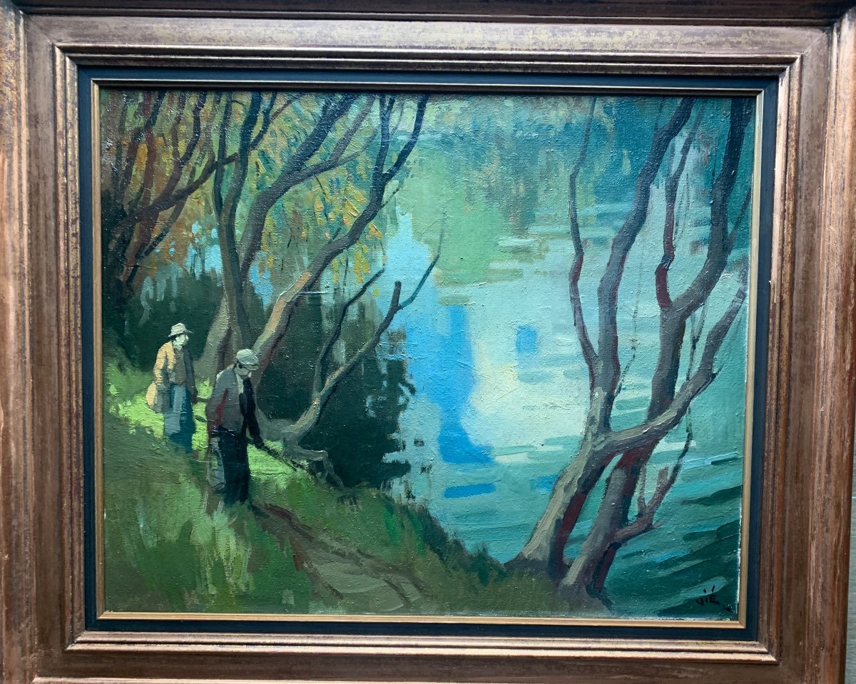 Gabriel Vié La Promenade Vers Les Années 1940