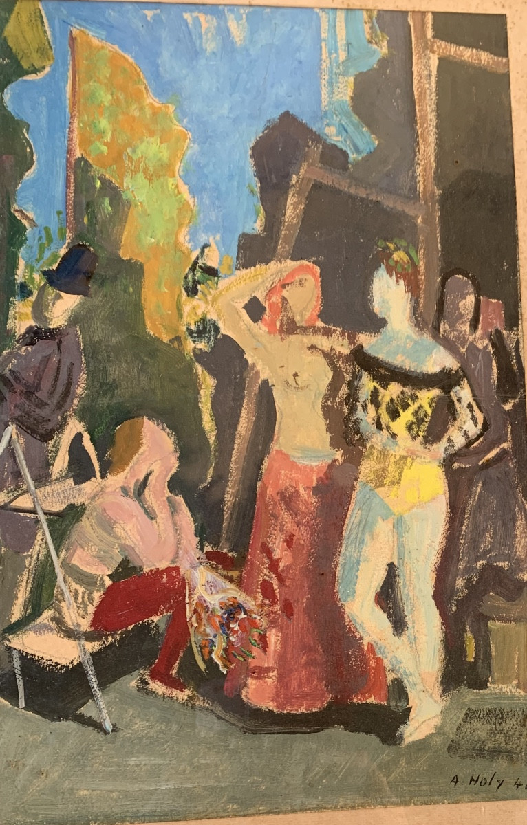 The Circus By Adrien Holy Swiss Painter 