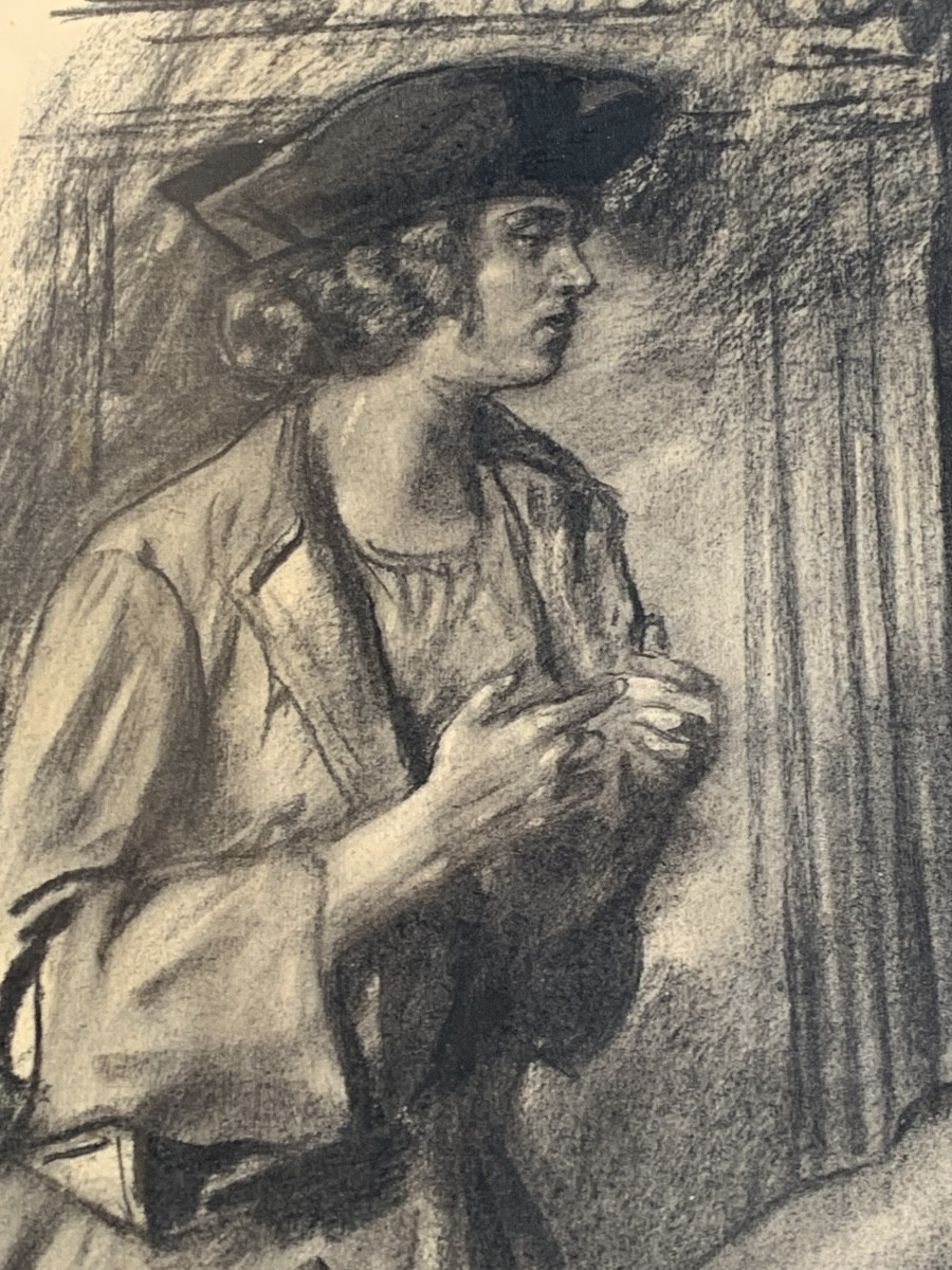 Lucien Jonas Pair Of Charcoal Pencils -photo-4