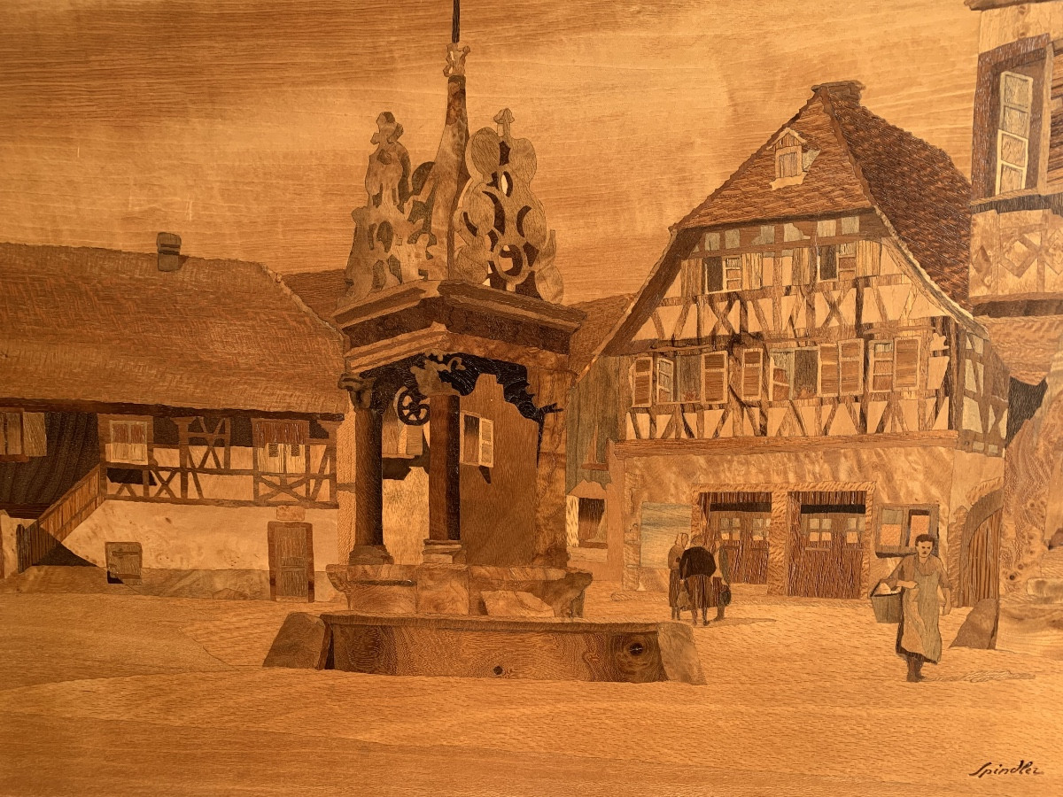 L’alsace Par Charles Spindler Puits à Six Seaux (bœrsch)-photo-2