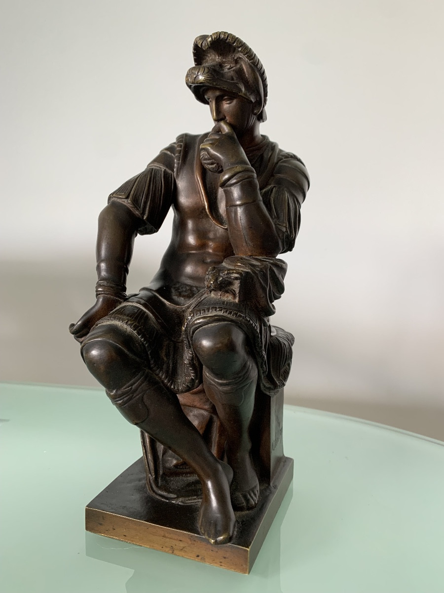  Bronze After Michelangelo Lorenzo De Medici