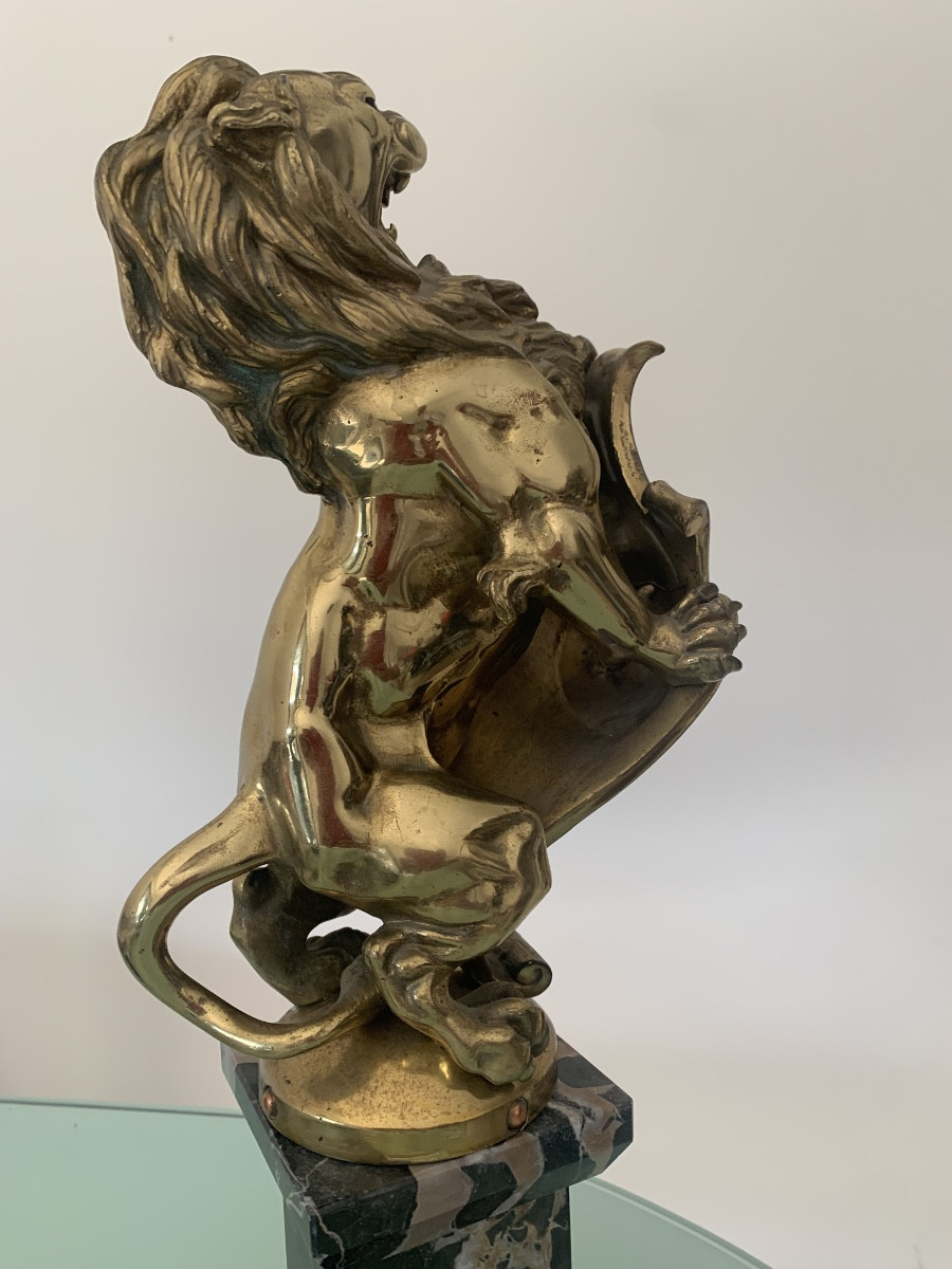 Gilded Bronze Staircase Knob.-photo-3