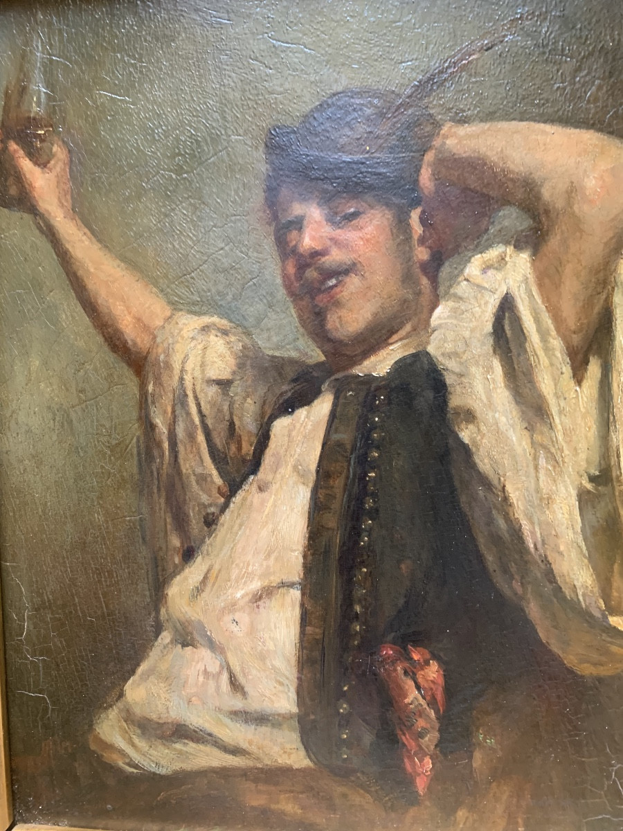 Agost EGERVARY POTEMKIN (1858-1930) Le tyrolien 