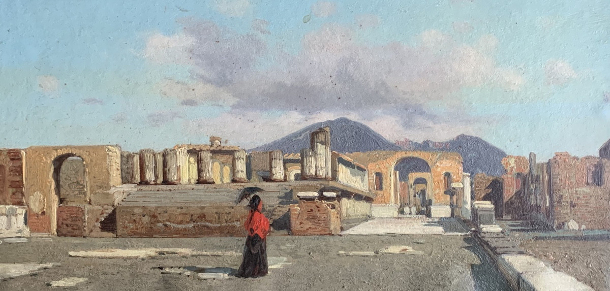  École du XIXe siècle - . Pompéi -photo-4