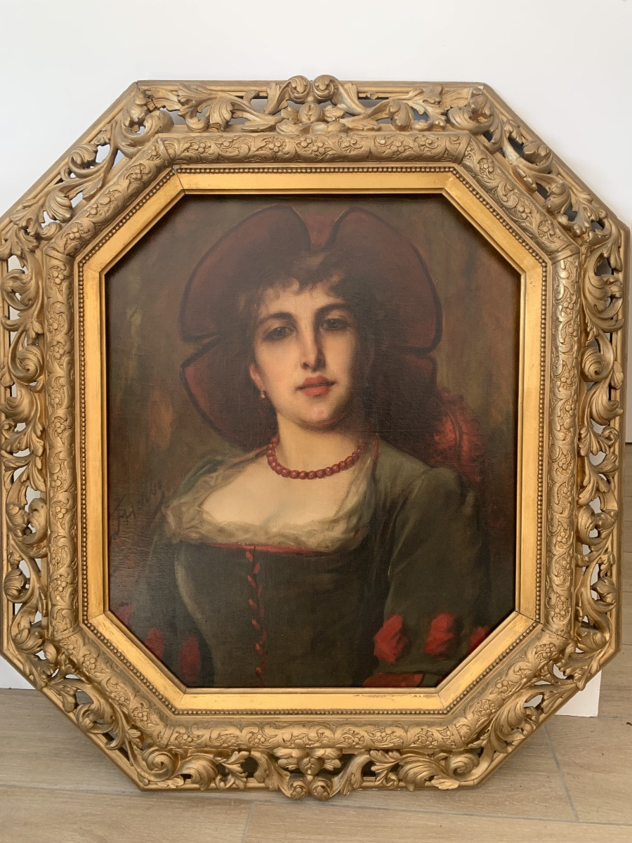 The Actress By Léon Herbo Large Format 