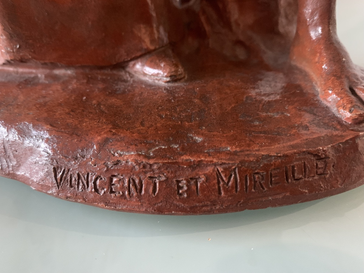 Claude FÉRIGOULE Sculpteur d’Avignon Vincent et Mireille -photo-4
