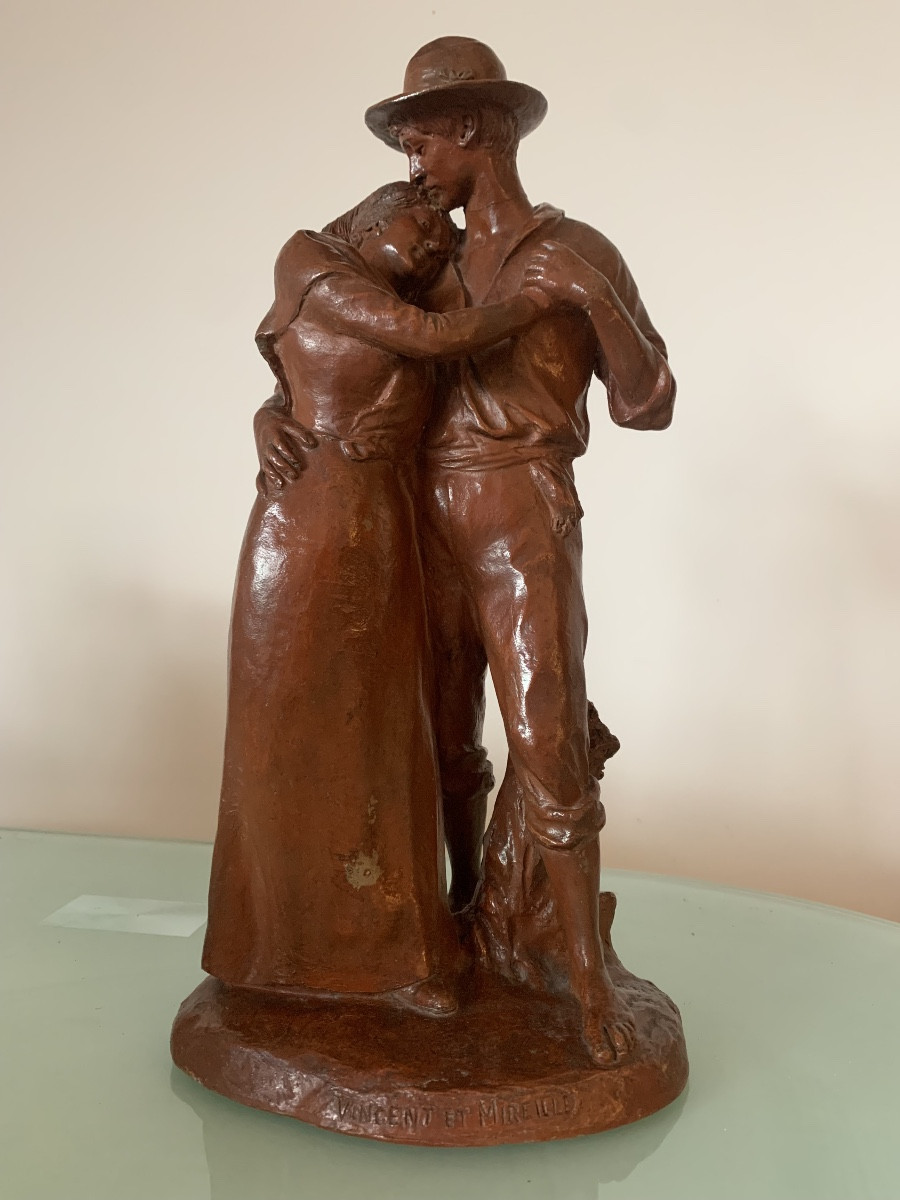 Claude FÉRIGOULE Sculpteur d’Avignon Vincent et Mireille 