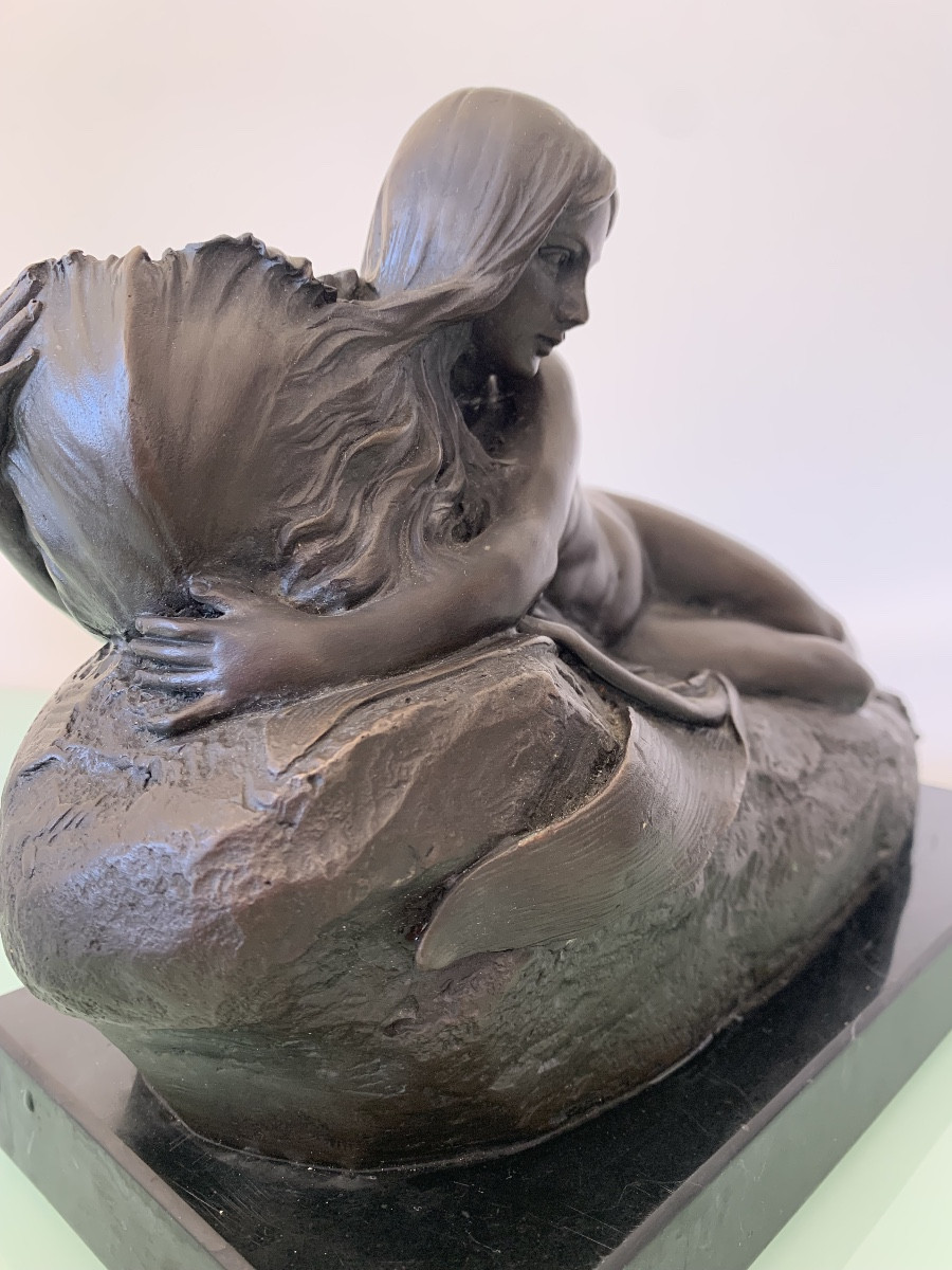Bronze Of The Woman With The Water Lily By Milo-photo-4