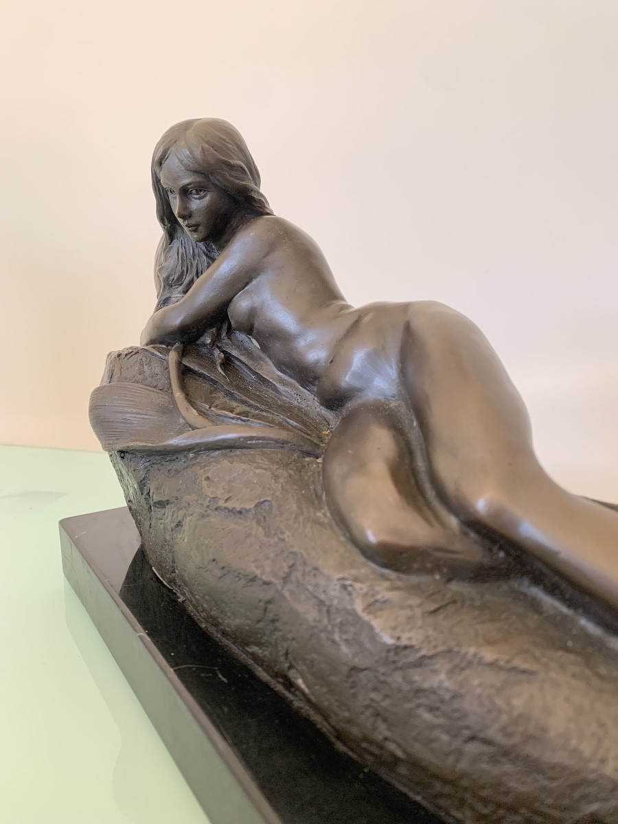 Bronze Of The Woman With The Water Lily By Milo-photo-2