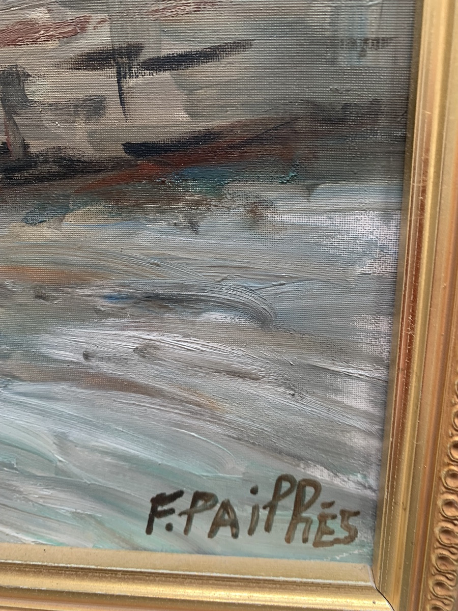 Le Havre les quais par Fred Pailhès école normande -photo-2