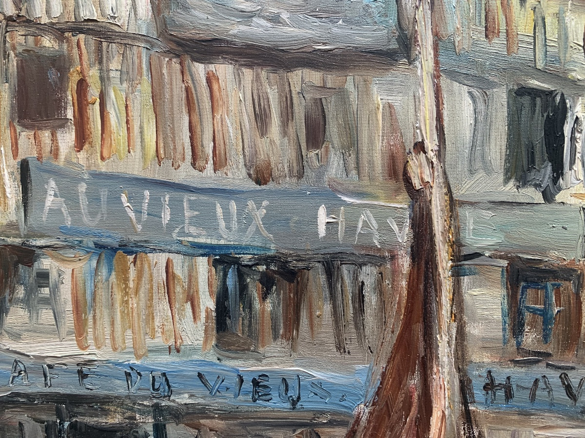 Le Havre les quais par Fred Pailhès école normande -photo-3