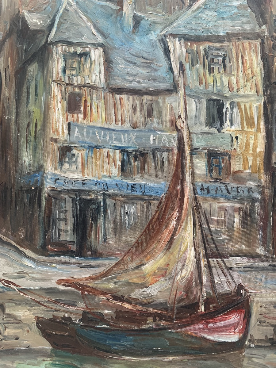 Le Havre les quais par Fred Pailhès école normande -photo-2