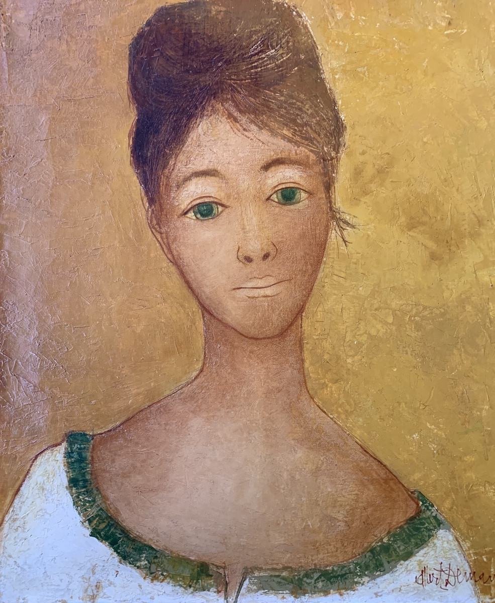 Portrait de jeune femme par Albert Deman-photo-2