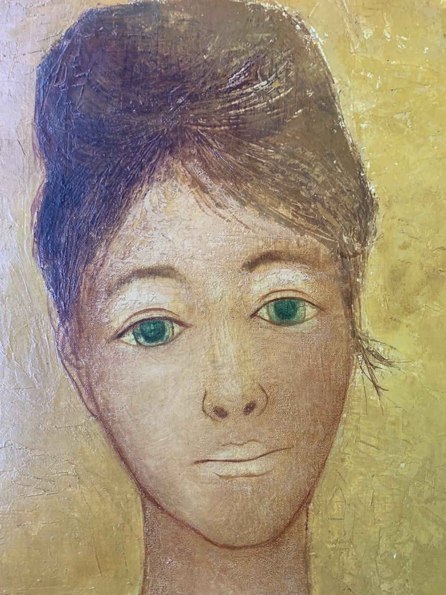 Portrait de jeune femme par Albert Deman-photo-1