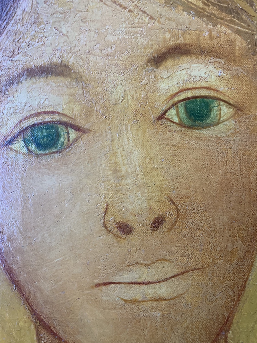 Portrait de jeune femme par Albert Deman