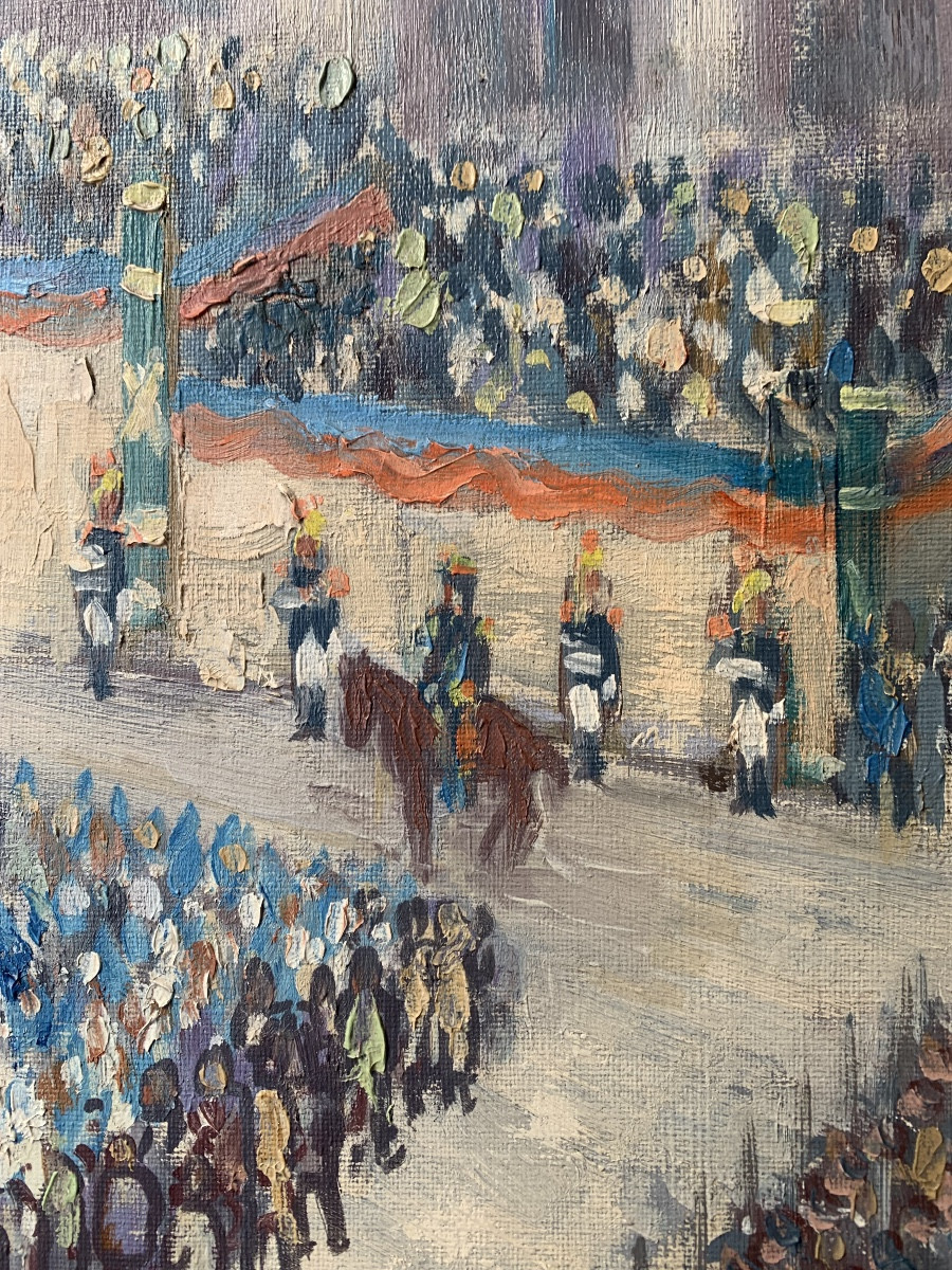 Lucien Eller  peintre marseillais 14 juillet 39 mairie de Paris -photo-4