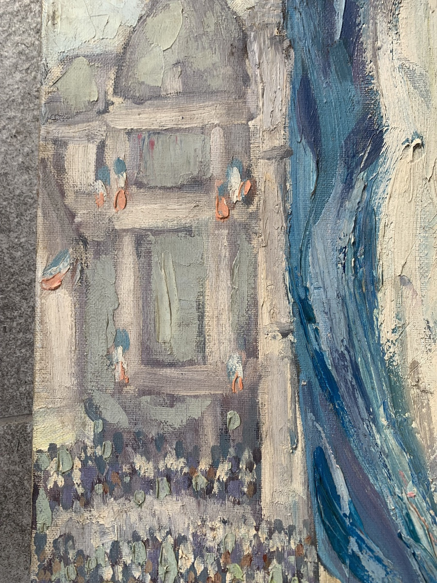 Lucien Eller  peintre marseillais 14 juillet 39 mairie de Paris -photo-2