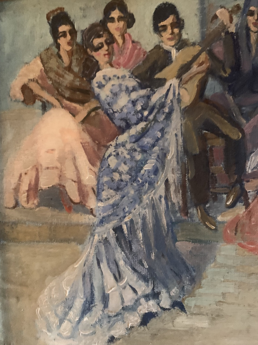 Séville la leçon de danse  de Flamenco par Lucienne Capdeveille -photo-2