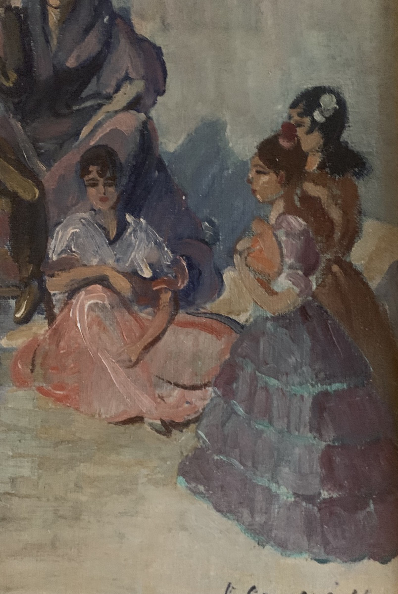 Séville la leçon de danse  de Flamenco par Lucienne Capdeveille -photo-3