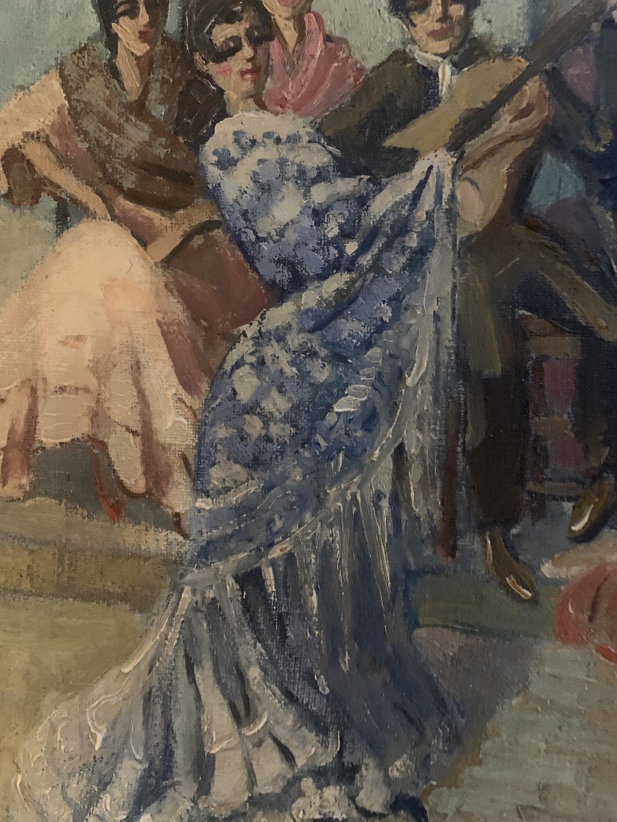 Séville la leçon de danse  de Flamenco par Lucienne Capdeveille -photo-1