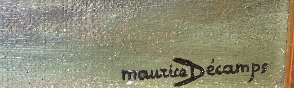 Still Life With Daisies And Cloves By Maurice Descamps  -photo-3