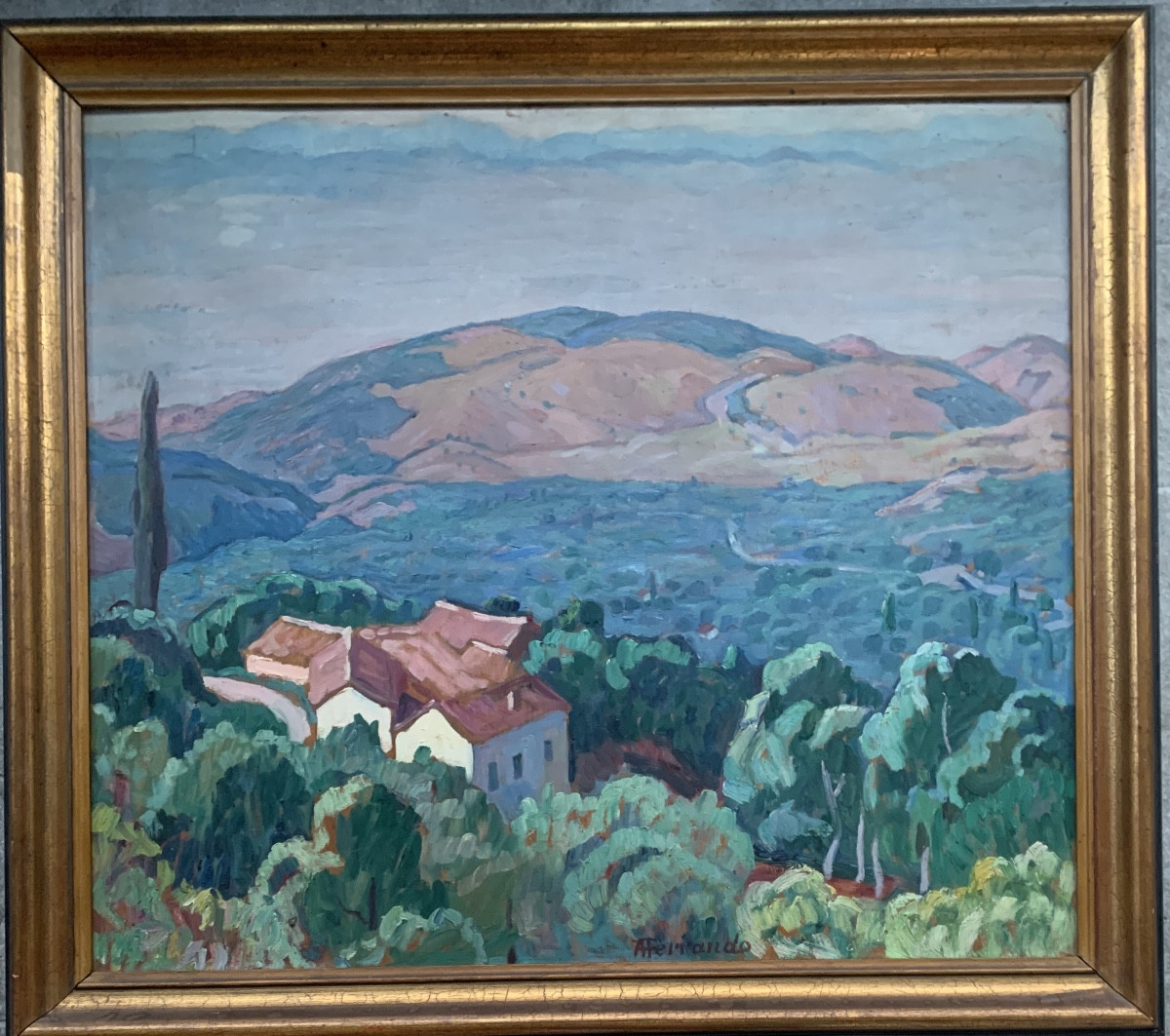 La baie d’Oran  par Augustin FERRANDO grand format 