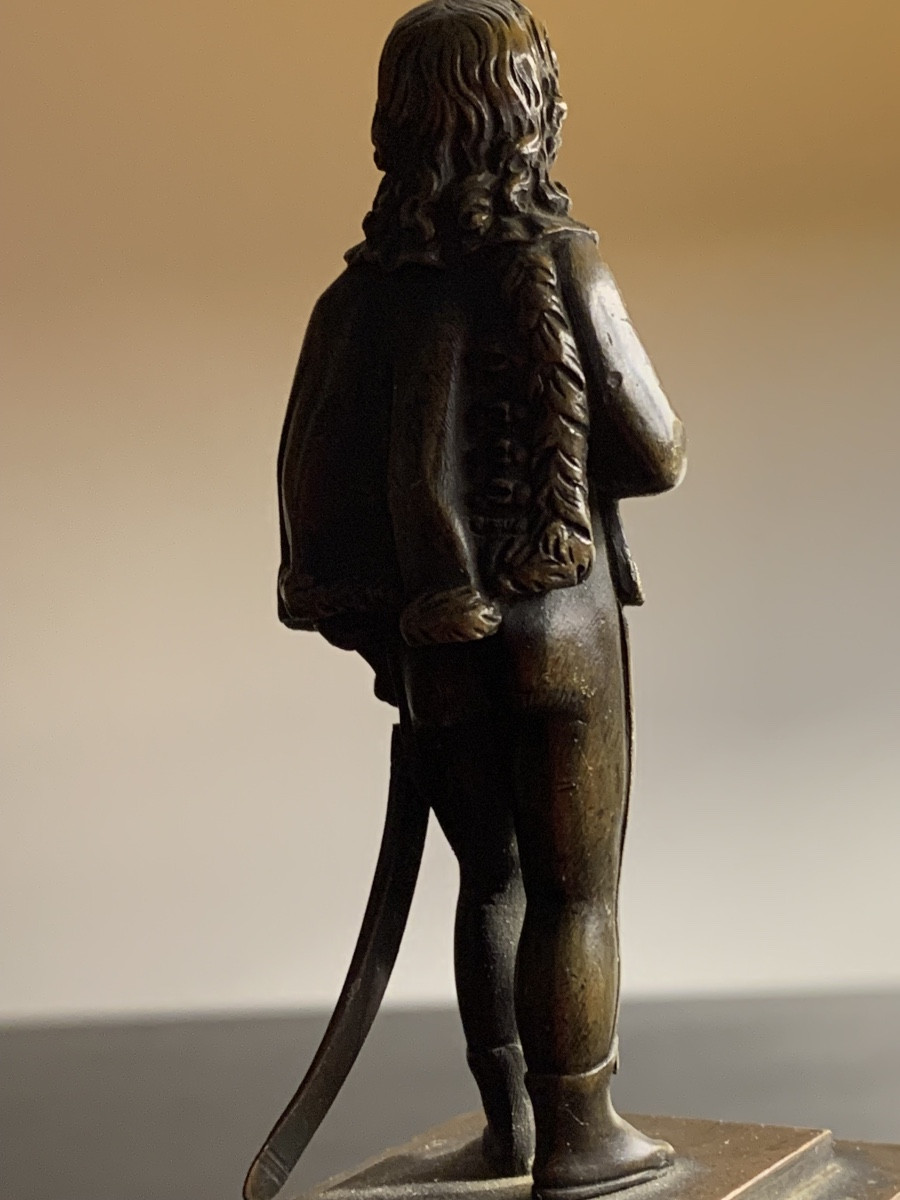 Sculpture En Bronze L'aiglon Où Napoleon II-photo-4