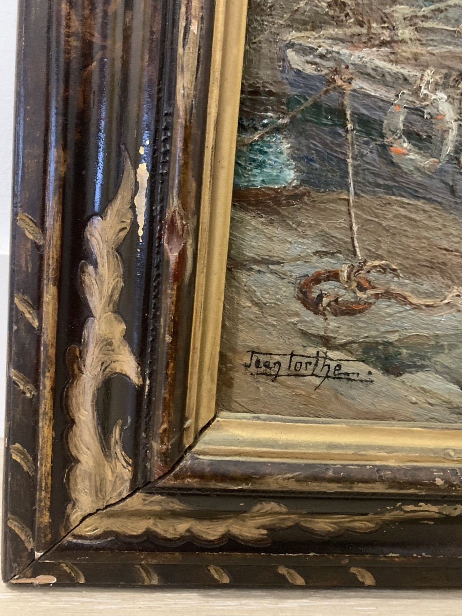 Retour de pêche à Pornic  par jean Torthe Bretagne historique-photo-4