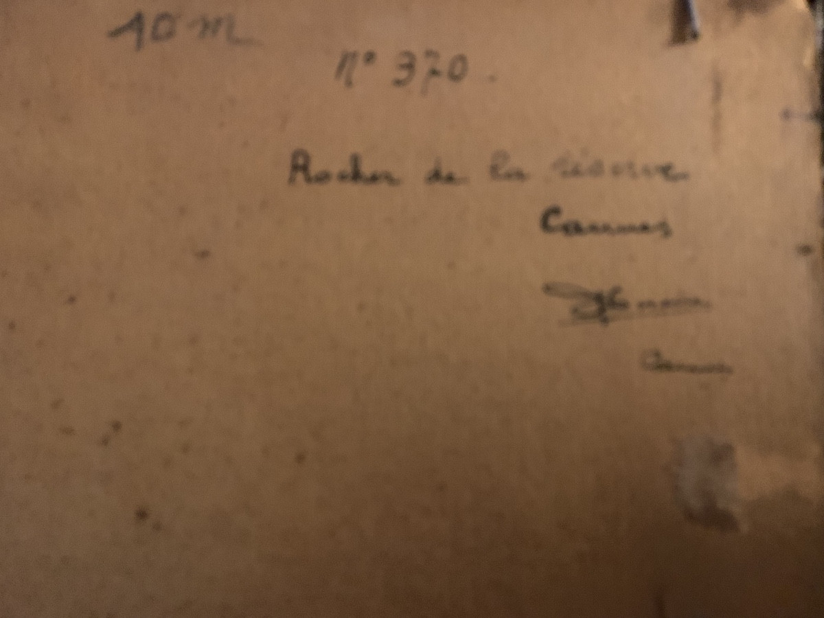 Cannes le rocher de la réserve par Fernand Desaire-photo-2