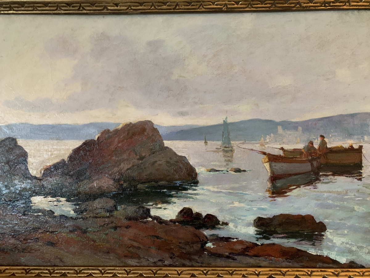 Cannes le rocher de la réserve par Fernand Desaire-photo-3